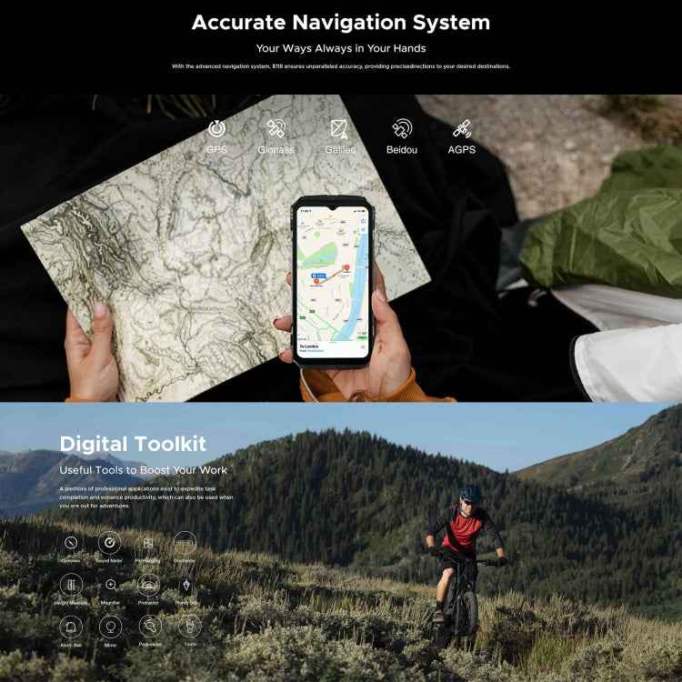 DOOGEE S118 Rugged Phone, 6.58 inch, 8GB+512GB, 10800mAh, Android 14 MediaTek Helio G99