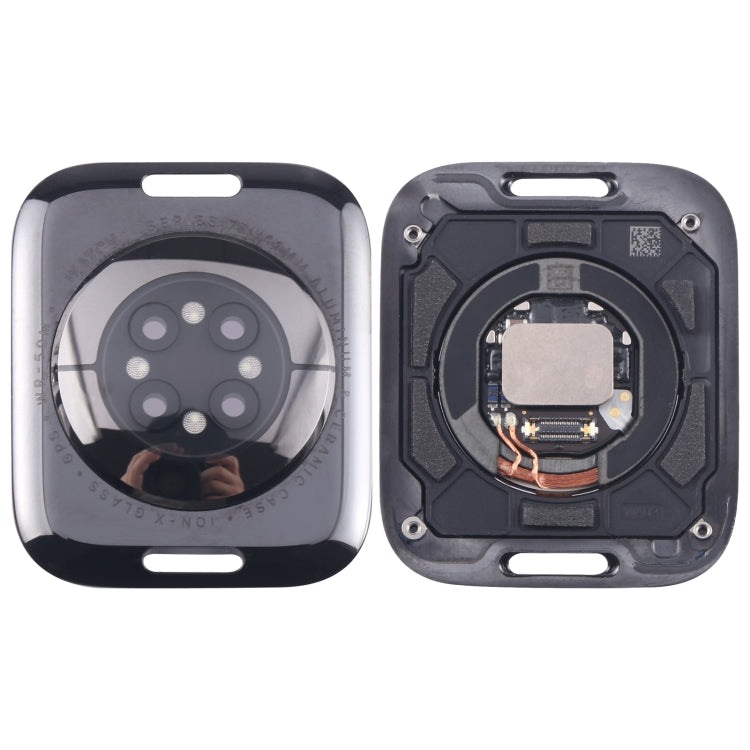 Carcasa trasera de cristal con módulo de carga para Apple Watch Series 7/8/9 (compatible con modelos GPS/LTE de 41 mm y 45 mm)