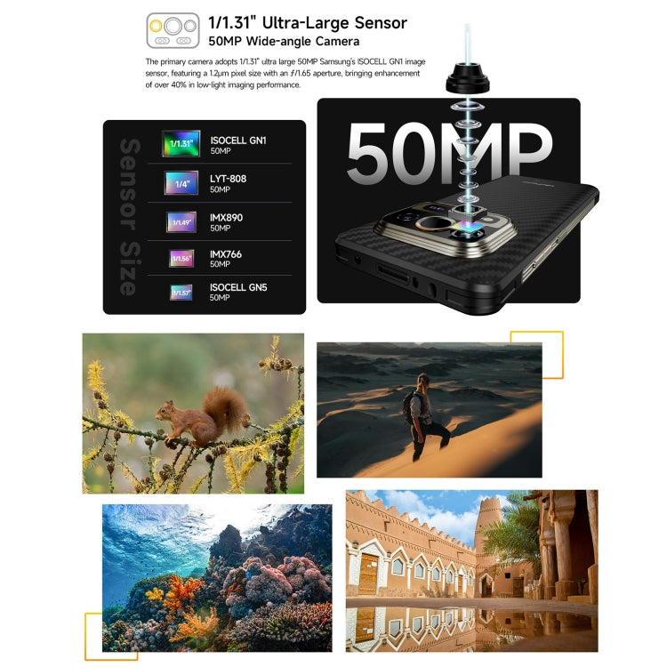 Ulefone Armor 25T Pro Rugged Phone, Thermal Imaging, 6.78 inch Android 14 MediaTek Dimensity 6300 Octa Core