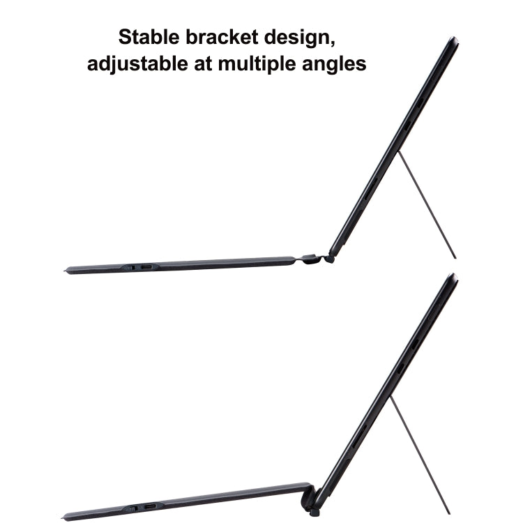 Funda con teclado Bluetooth inalámbrico 2089A para Surface Pro 11/Pro 10 con panel táctil de cuero - Funda con teclado Bluetooth inalámbrico premium para Surface Pro