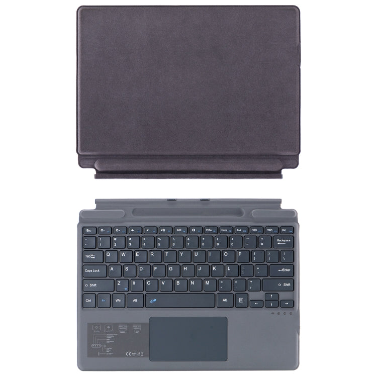 Funda con teclado Bluetooth inalámbrico 2089A para Surface Pro 11/Pro 10 con panel táctil de cuero - Funda con teclado Bluetooth inalámbrico premium para Surface Pro