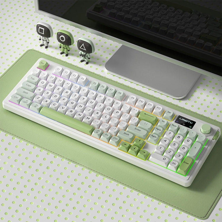 Teclado inalámbrico para juegos LANGTU L98: teclado mecánico trimodo RGB para un rendimiento óptimo