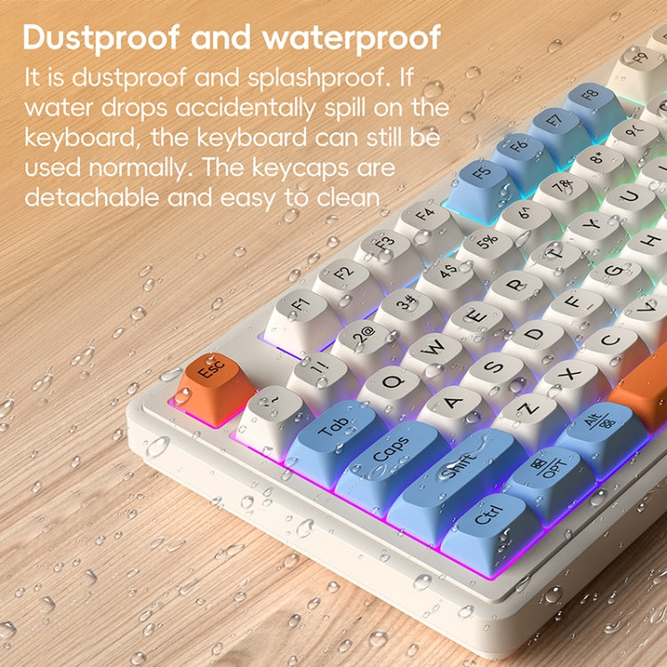Teclado inalámbrico para juegos LANGTU L98: teclado mecánico trimodo RGB para un rendimiento óptimo