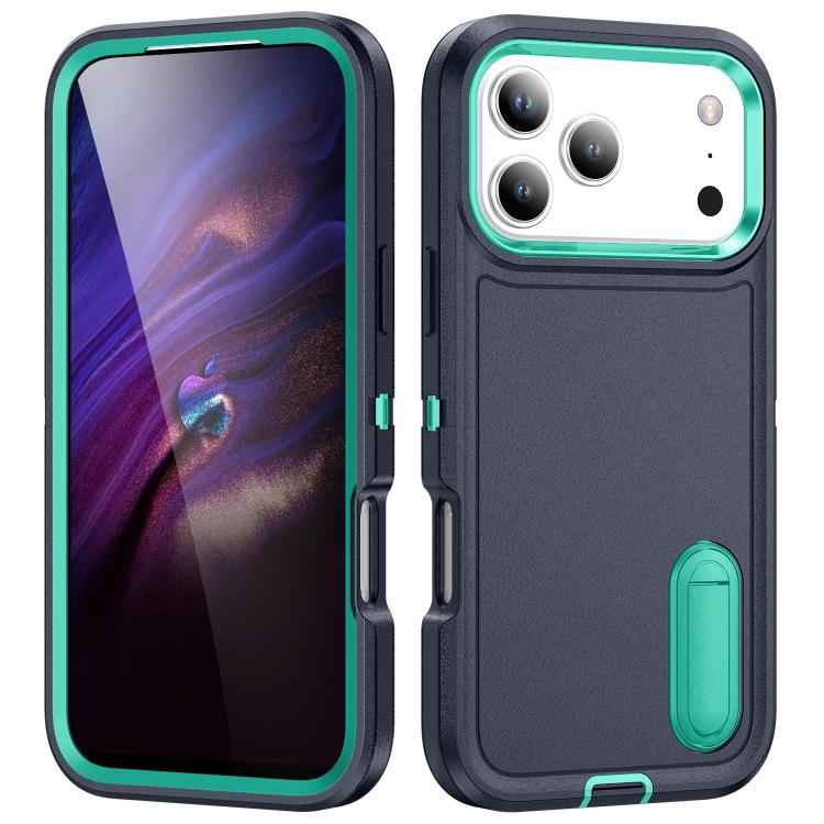 Rugged PC + Silicone Phone Case with Holder