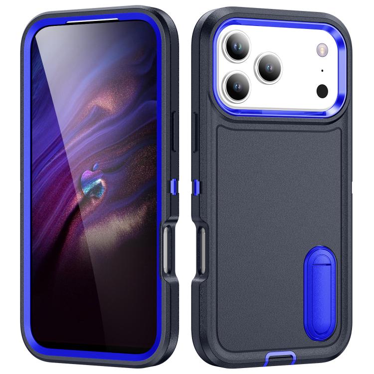 Rugged PC + Silicone Phone Case with Holder