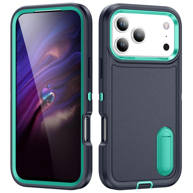 Rugged PC + Silicone Phone Case with Holder