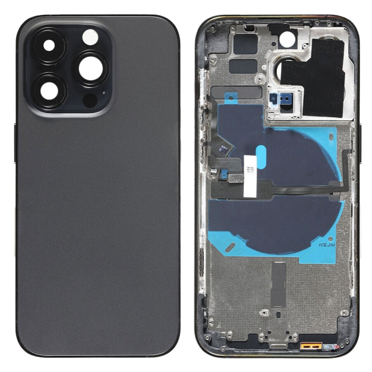 Tapa trasera de batería para iPhone 14 Pro con carga inalámbrica y cable flexible para versiones de EE. UU., UE y China