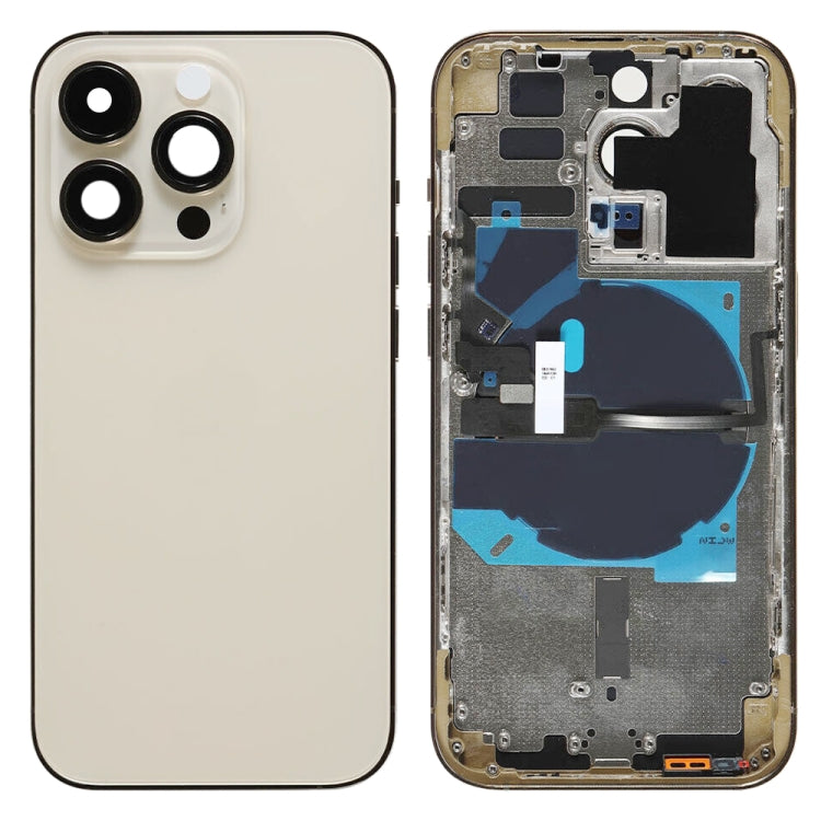 Tapa trasera de batería para iPhone 14 Pro con carga inalámbrica y cable flexible para versiones de EE. UU., UE y China