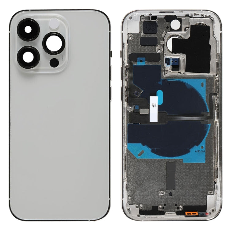 Tapa trasera de batería para iPhone 14 Pro con carga inalámbrica y cable flexible para versiones de EE. UU., UE y China
