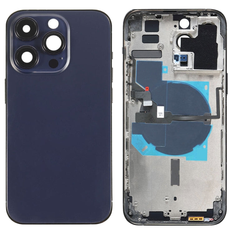 Tapa trasera de batería con cable de carga para iPhone 14 Pro Max (EE. UU., UE y China)