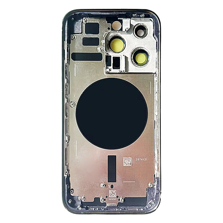 iPhone 14 Pro Battery Back Cover with Side Buttons & Card Tray for US, China, CE EU Versions