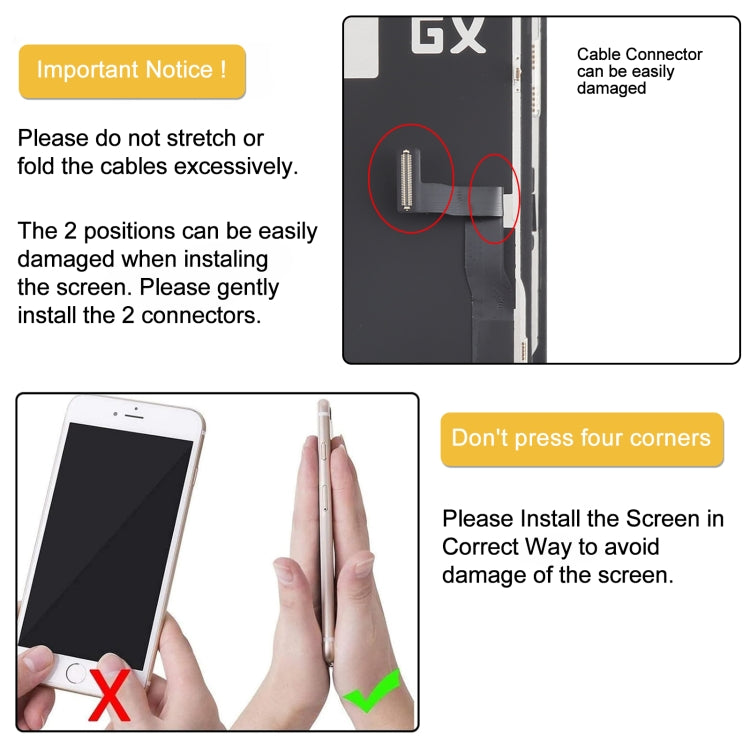 GX Hard OLED Screen for iPhone 13 Pro, 14 Pro, 14 Plus – Durable Protection