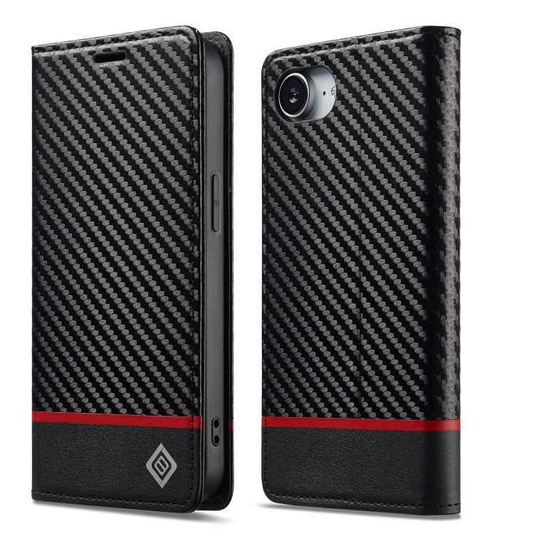 LC.IMEEKE Carbon Fiber Leather Phone Case