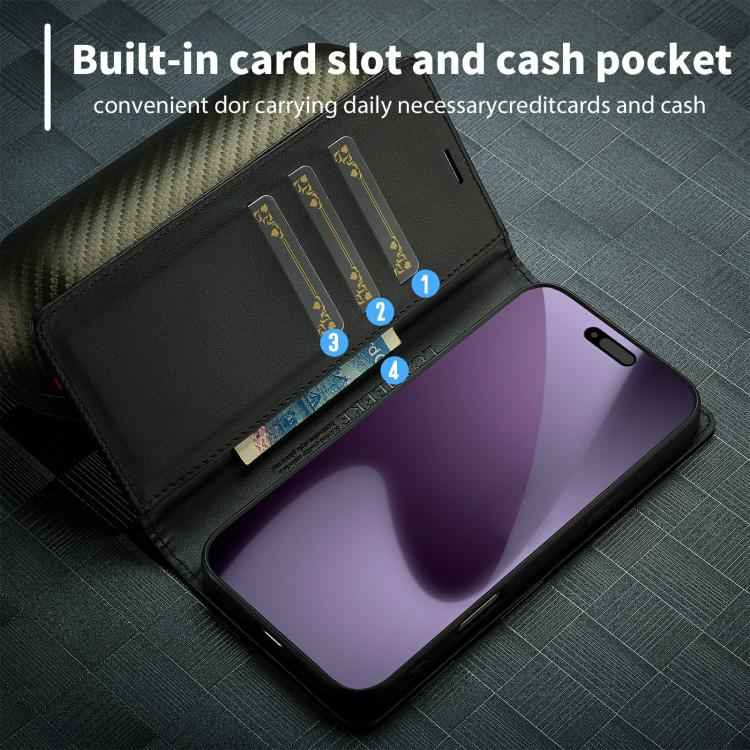 LC.IMEEKE Carbon Fiber Leather Phone Case