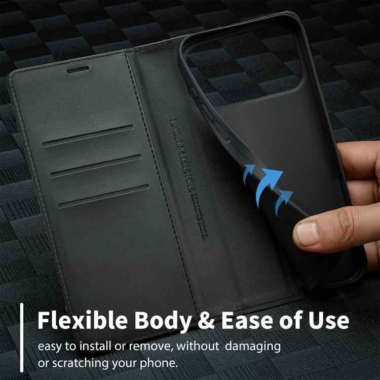 LC.IMEEKE Carbon Fiber Leather Phone Case