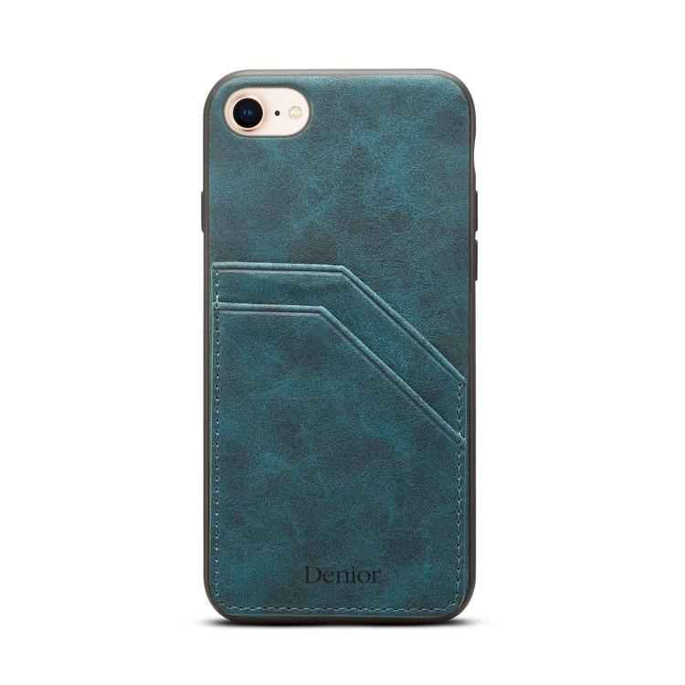 Denior D09 PU Dual Card Slot Back Cover Phone Case