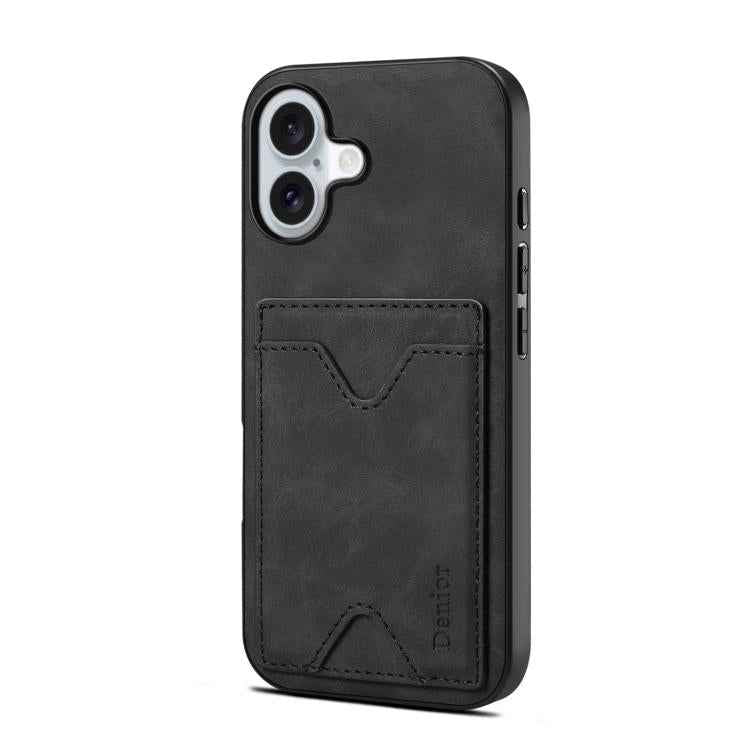 Denior D06 PU Back Cover Card Slot Holder Phone Case
