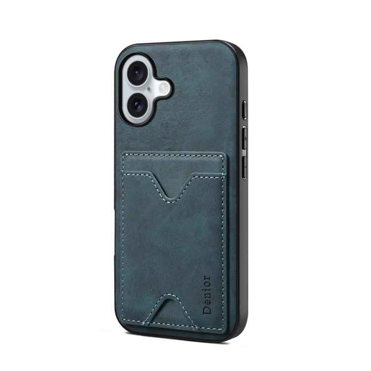 Denior D06 PU Back Cover Card Slot Holder Phone Case