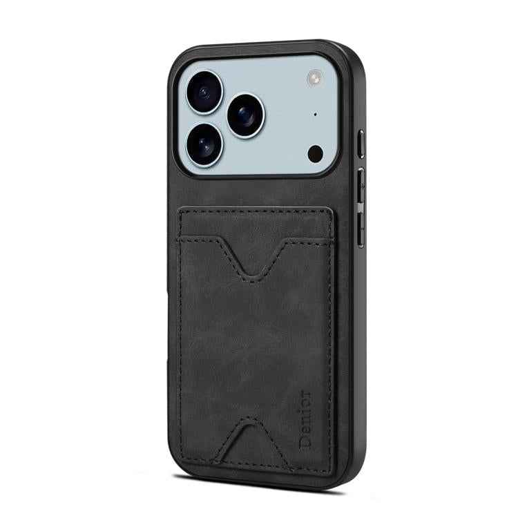 Denior D06 PU Back Cover Card Slot Holder Phone Case