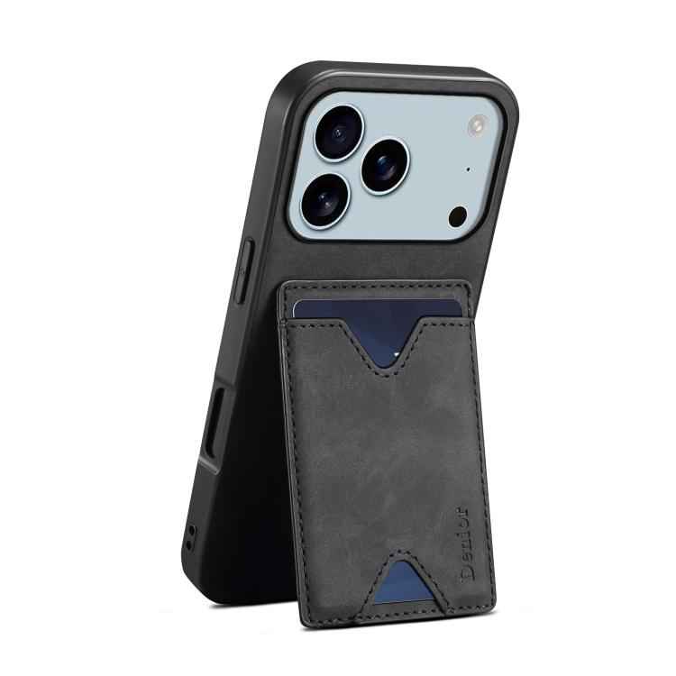 Denior D06 PU Back Cover Card Slot Holder Phone Case