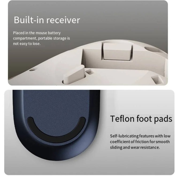 Original Xiaomi XMBXSB01YM Bluetooth Silent Portable Mouse 3 - Dual Mode Design