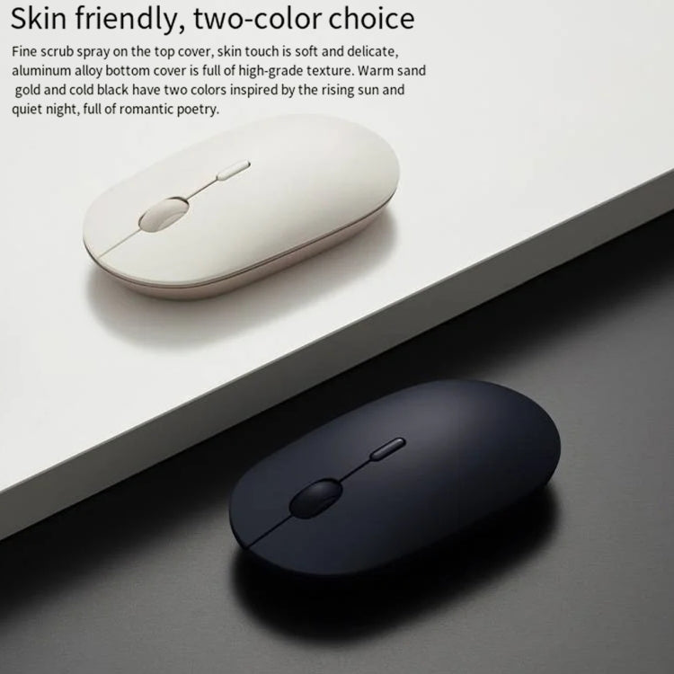 Original Xiaomi XMBXSB01YM Bluetooth Silent Portable Mouse 3 - Dual Mode Design