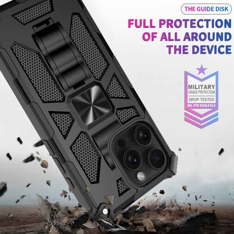 Armor Shockproof TPU + PC Magnetic Phone Case with Holder