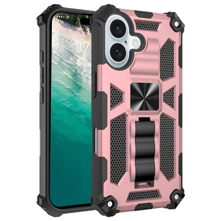 Armor Shockproof TPU + PC Magnetic Phone Case with Holder