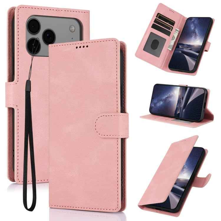 Fantasy Skin-feel Calfskin Texture Leather Phone Case