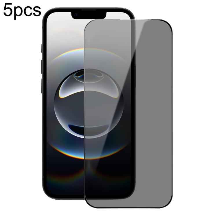 5pcs DUX DUCIS 0.33mm 9H High Aluminum Anti-spy HD Tempered Glass Film