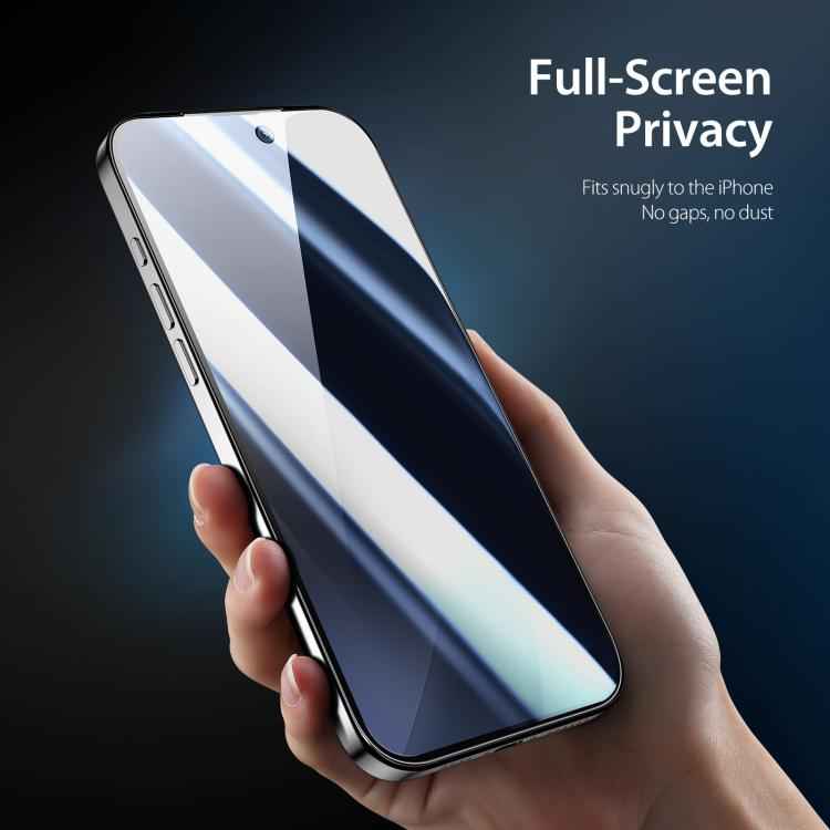 5pcs DUX DUCIS 0.33mm 9H High Aluminum Anti-spy HD Tempered Glass Film