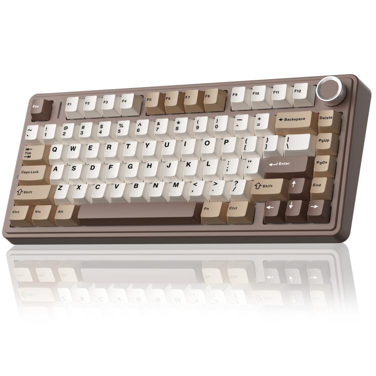 AULA F75 80 Keys Wired/2.4G/Bluetooth Three Model Customized RGB Mechanical Keyboard