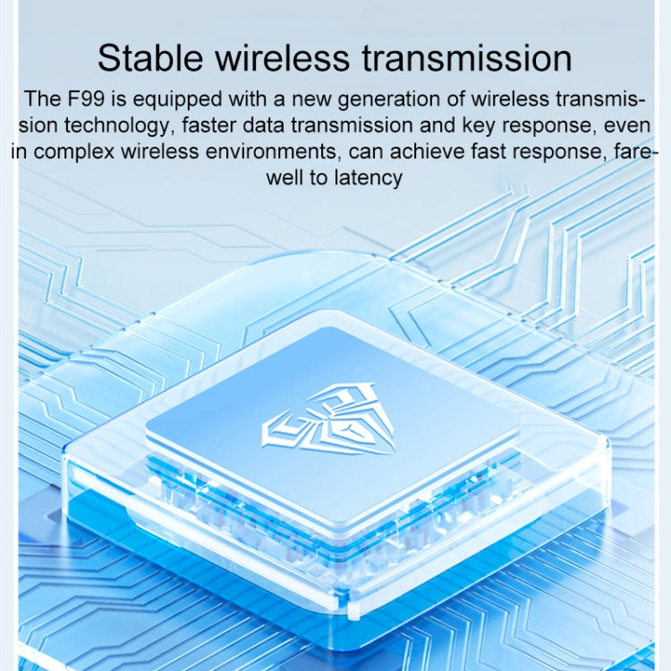 AULA F99 RGB Mechanical Keyboard - 3-Mode with 99 Keys