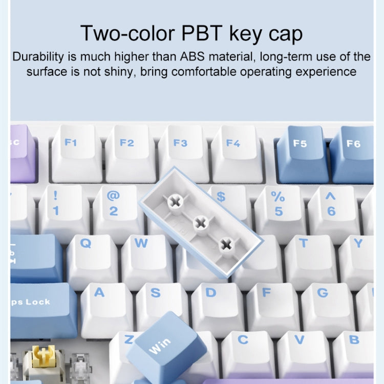 AULA F99 RGB Mechanical Keyboard - 3-Mode with 99 Keys