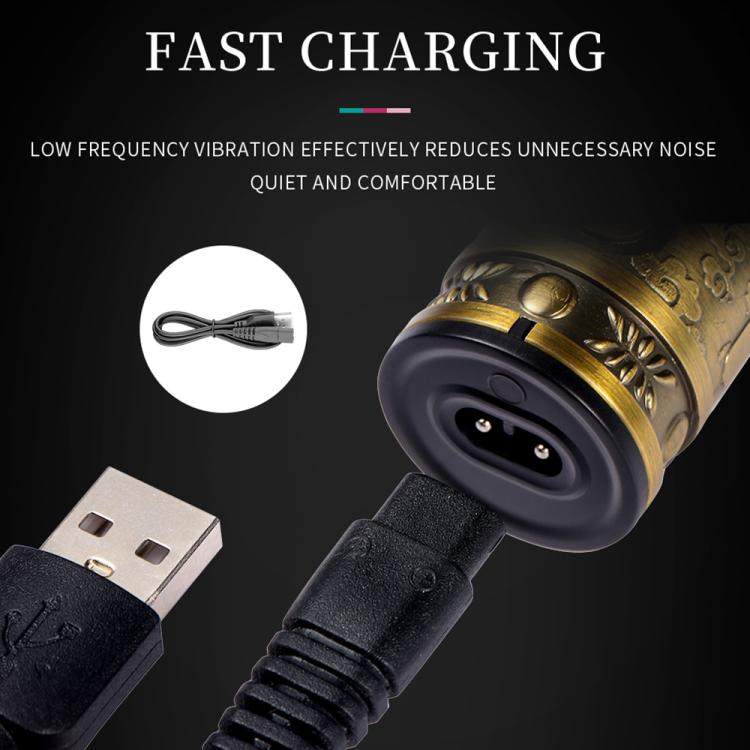 VGR V-085 Vintage Hairstyles Carving USB Electric Hair Clipper, V-085