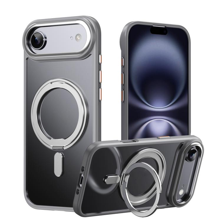 Frosted 360 Degree MagSafe Magnetic Holder Phone Case