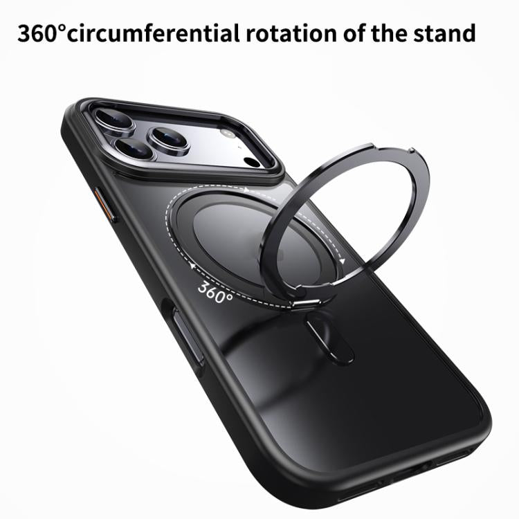 Frosted 360 Degree MagSafe Magnetic Holder Phone Case