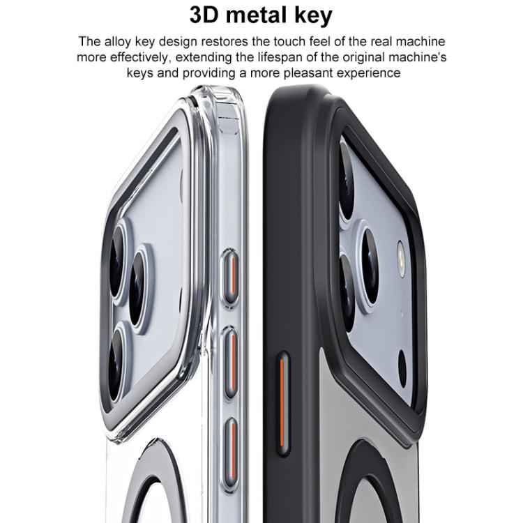 Airbag MagSafe Shockproof Frosted Phone Case with Fold Holder