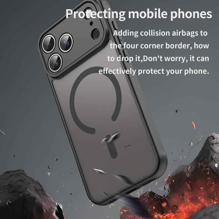 Fan Dun Series TPU Hybrid PC Frosted Magsafe Phone Case