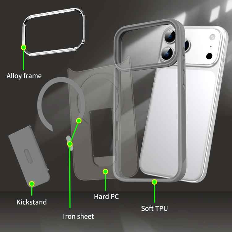 Acrylic Hybrid TPU MagSafe Holder Phone Case