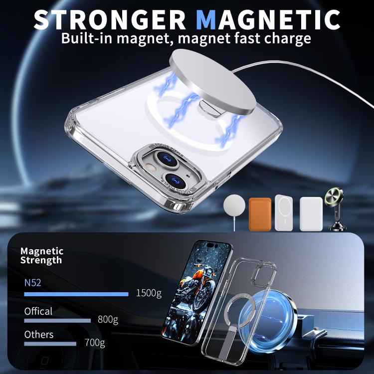 Star Shine Series TPU + PC MagSafe Phone Case with Fold Holder