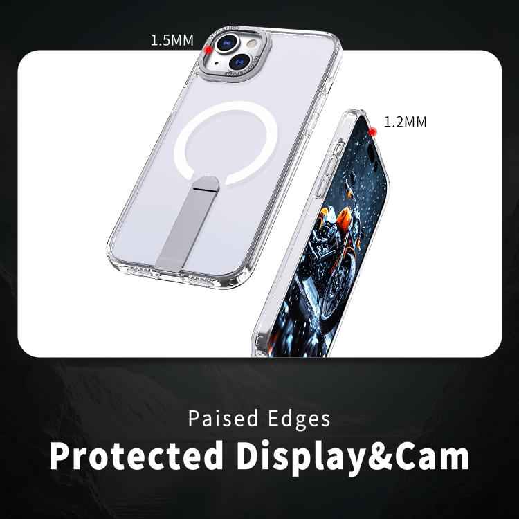 Star Shine Series TPU + PC MagSafe Phone Case with Fold Holder