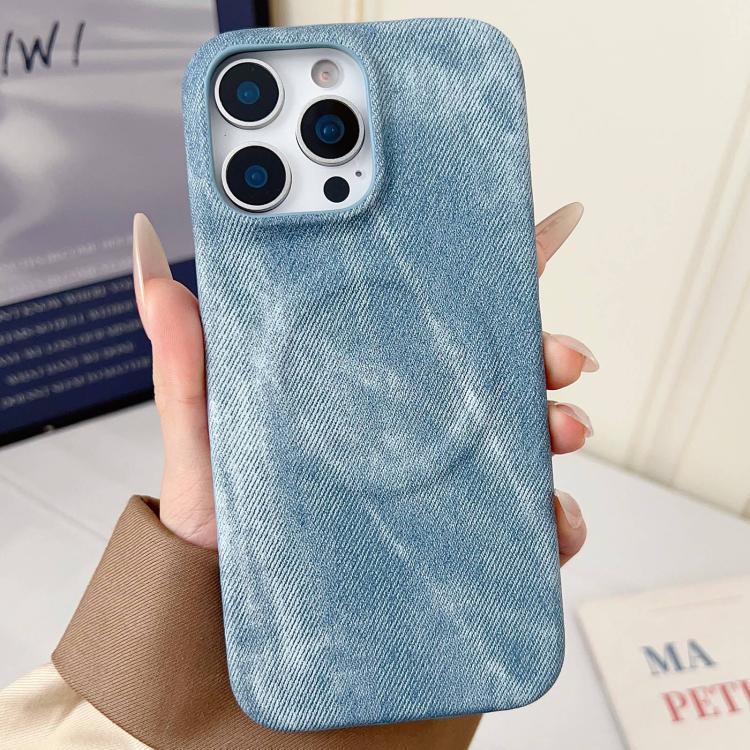 Denim MagSafe Magnetic PC + PU Phone Case