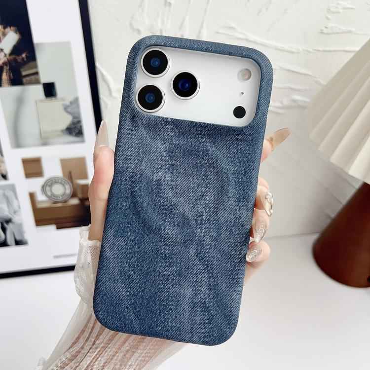 Denim MagSafe Magnetic PC + PU Phone Case