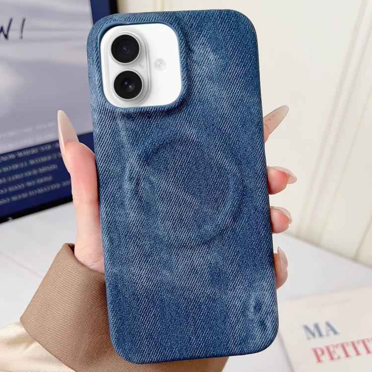 Denim MagSafe Magnetic PC + PU Phone Case
