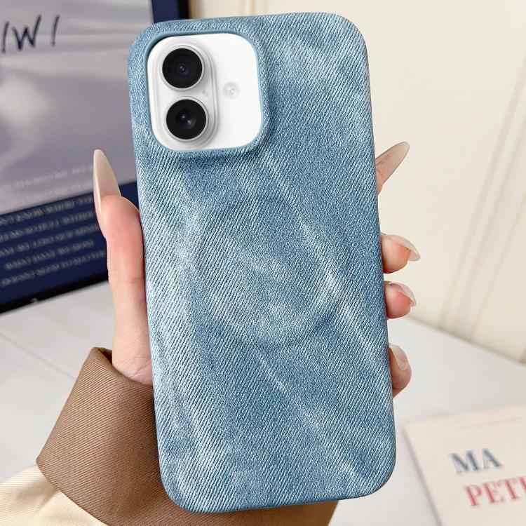 Denim MagSafe Magnetic PC + PU Phone Case