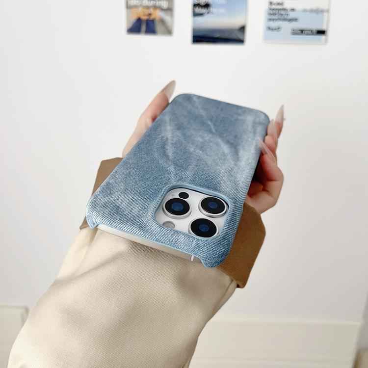 Denim MagSafe Magnetic PC + PU Phone Case
