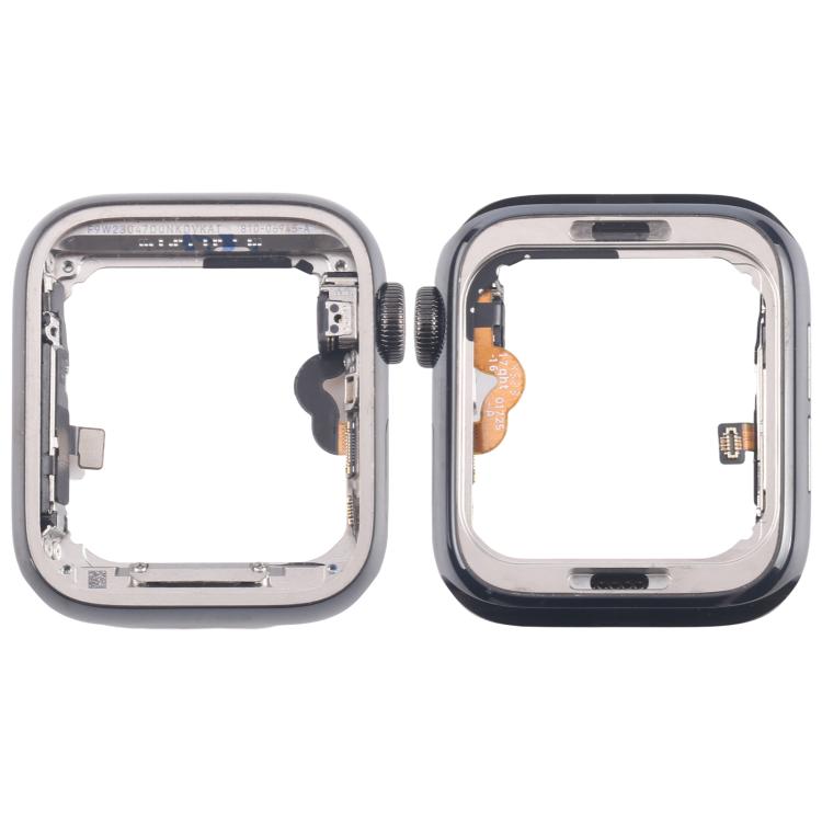 Placa de bisel de acero color grafito para Apple Watch Series 4/5 de 40 mm y 44 mm LTE con cable flexible
