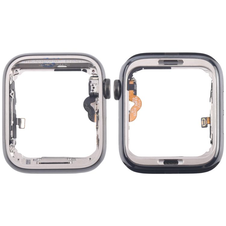 Placa de bisel de acero color grafito para Apple Watch Series 4/5 de 40 mm y 44 mm LTE con cable flexible