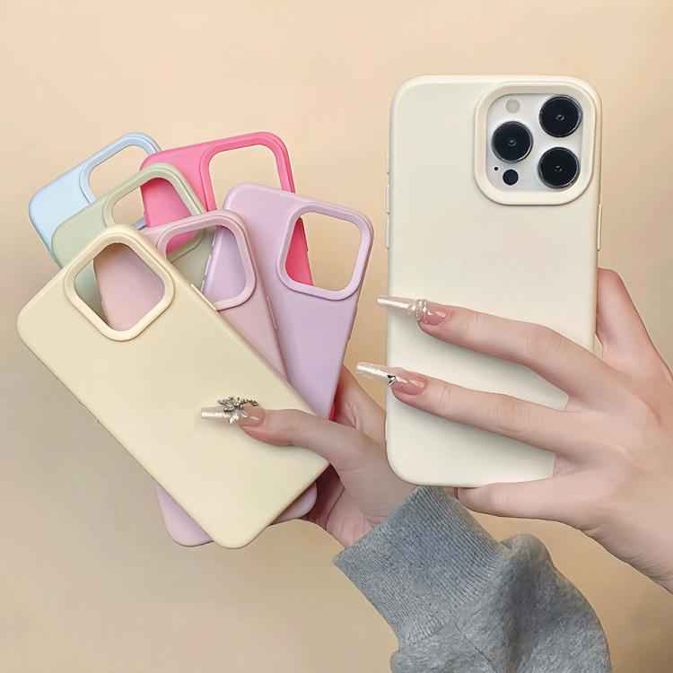 Dopamine Simple Imitation Liquid Silicone Phone Case